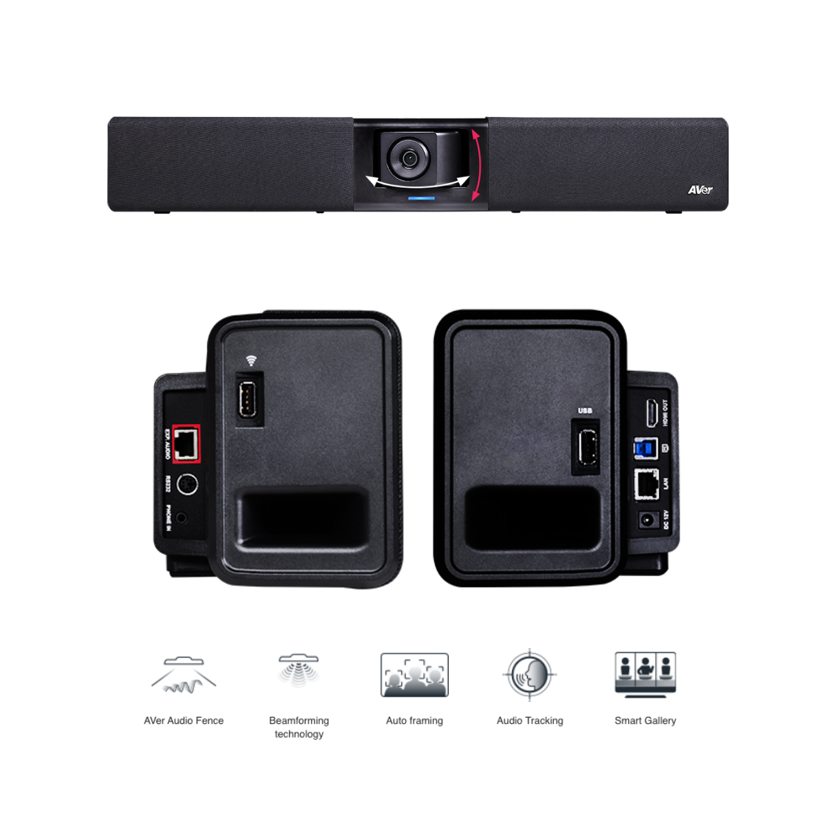 AVer VB342 Pro | 4K Videobar | USB | Svart - Bild 2