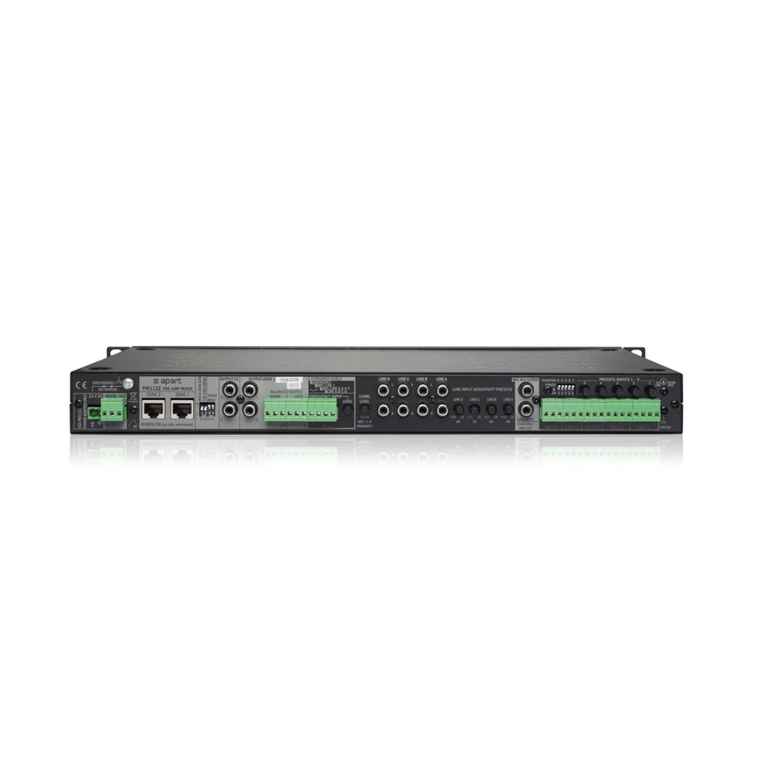 Apart PM1122 | Stereo Pre-Amplifier | 2-Zone | Rack