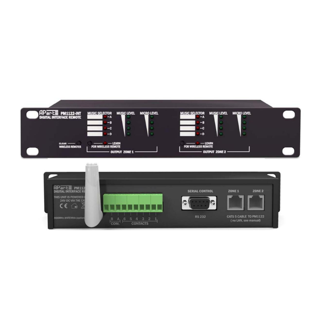 Apart PM1122-INT | Remote Interface | För PM1122 | Svart - Bild 2
