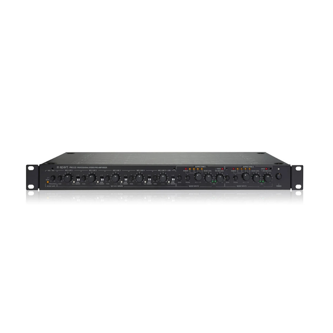 Apart PM1122 | Stereo Pre-Amplifier | 2-Zone | Rack