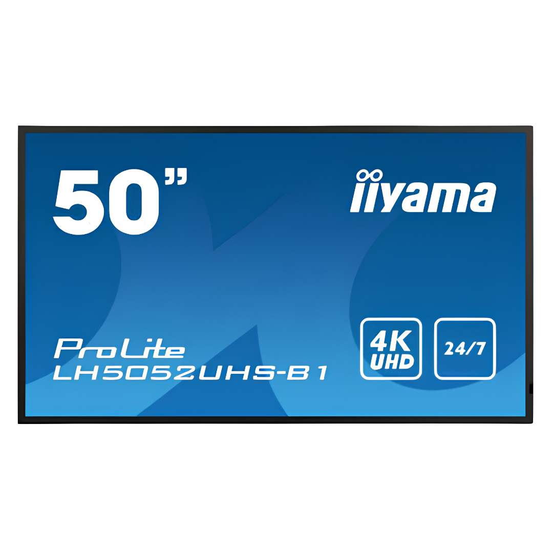 iiyama ProLite LH5052UHS | 50" | 4K UHD | 500 nits | Android | 24/7 | Digital Signage