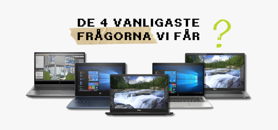 6 populära laptops under 3000-
